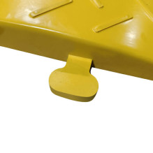 Speed bump - Eurostal 40 cm wide inner part yellow H4
