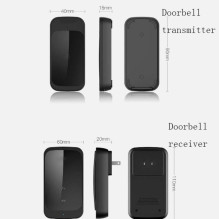 Wireless doorbell LockPrints AP-B25, Black