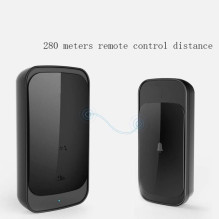 Wireless doorbell LockPrints AP-B25, Black