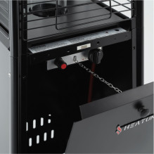 Heatum Athena Gas Heater Pyramid Black