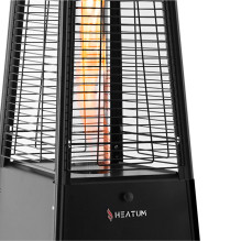 Heatum Athena Gas Heater Pyramid Black