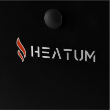 Heatum Athena Gas Heater Pyramid Black with gas cylinder