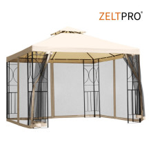 Outdoor gazebo Zeltpro Classic 300x300 Cream