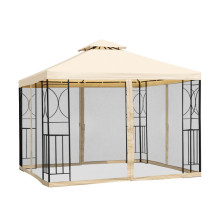 Outdoor gazebo Zeltpro Classic 300x300 Cream