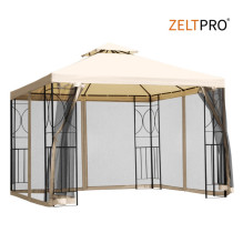 Outdoor gazebo Zeltpro Classic 300x300 Cream