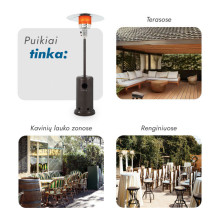 Heatum Redem Gas heater with gas cylinder