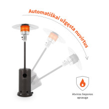 Heatum Redem Gas heater with gas cylinder