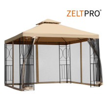 Outdoor gazebo Zeltpro Classic 300x300 Brown