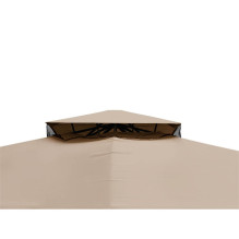Outdoor gazebo Zeltpro Classic 300x300 Brown