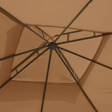 Outdoor gazebo Zeltpro Classic 300x300 Brown