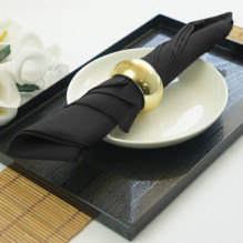 Cloth napkin black 40x40 (10 pcs.)