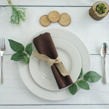Cloth napkin brown 40x40...