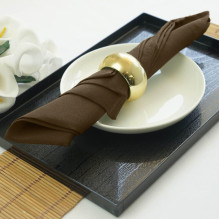 Cloth napkin brown 40x40 (10 pcs.)