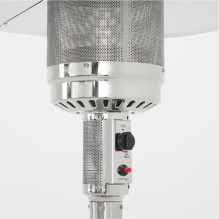 Heatum Alonzo Stainless steel gas heater with gas cylinder