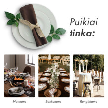 Cloth napkin brown 40x40 (10 pcs.)