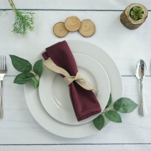 Fabric napkin burgundy...