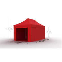 Shopping Tent 3x2 Red Zeltpro PROFRAME