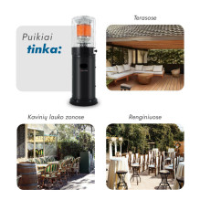 Heatum Legacy Gas heater with gas cylinder