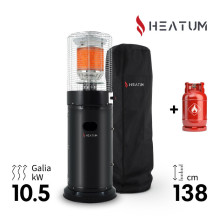 Heatum Legacy Gas heater with gas cylinder