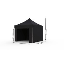 Shopping Tent 3x3 Black Zeltpro TITAN