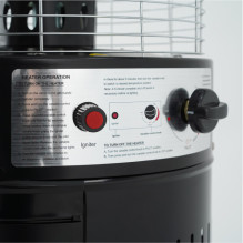 Heatum Legacy Gas heater with gas cylinder