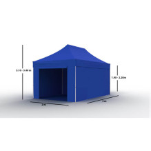 Commercial Tent 3x2 Blue Zeltpro PROFRAME