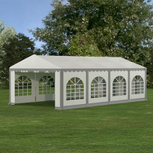 PVC Palapinė - Paviljonas Zeltpro 4 x 8 Baltas / Pilkas PVC Palapinė - Paviljonas Zeltpro 4 x 8 Baltas / Pilkas