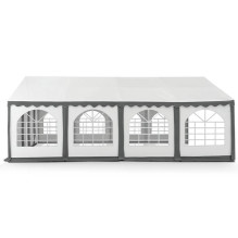 PVC Tent - Pavilion Zeltpro 4 x 8 White / Grey PVC Tent - Pavilion Zeltpro 4 x 8 White / Grey