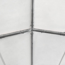 PVC Tent - Pavilion Zeltpro 4 x 8 White / Grey PVC Tent - Pavilion Zeltpro 4 x 8 White / Grey