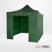 Tent roof and walls (4 pcs.) set 2x2 Green Zeltpro PROFRAME Tent roof and walls (4 pcs.) set 2x2 Green Zeltpro PROFRAME