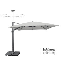 Lauko skėtis (užvalkalas dovanų) Maestro Light Grey