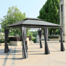 Outdoor gazebo Zeltpro Prime 300x400 Gray