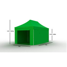 Shopping Tent 3x2 Green Zeltpro PROFRAME