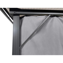 Lauko pavėsinė Zeltpro Deluxe 300x300 Pilka Lauko pavėsinė Zeltpro Deluxe 300x300 Pilka