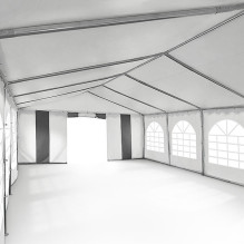 PVC Palapinė - Paviljonas Zeltpro 5 x 10 Baltas / Pilkas PVC Palapinė - Paviljonas Zeltpro 5 x 10 Baltas / Pilkas