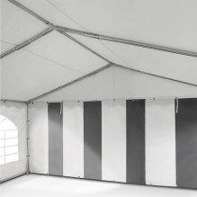 PVC Palapinė - Paviljonas Zeltpro 5 x 10 Baltas / Pilkas PVC Palapinė - Paviljonas Zeltpro 5 x 10 Baltas / Pilkas
