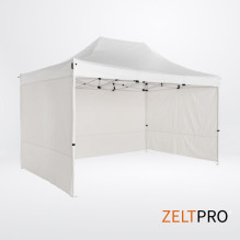 Prekybinės palapinės stogas ir sienos (4 vnt.) komplektas 3x4,5 Balta Zeltpro PROFRAME Prekybinės palapinės stogas ir sienos (4 vnt.) komplektas 3x4,5 Balta Zeltpro PROFRAME
