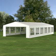 PE Palapinė - Paviljonas Zeltpro 6 x 12 Baltas