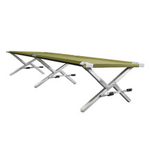 Folding military - camping bed aluminum 210cm Folding military - camping bed aluminum 210cm