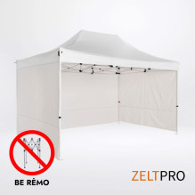 Tent roof and walls (4 pcs.) set 3x4.5 White Zeltpro PROFRAME