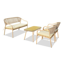 Outdoor furniture set Martinelli Roma brown