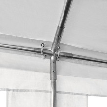 PE Palapinė - Paviljonas Zeltpro 6 x 12 Baltas