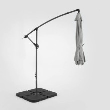 Outdoor umbrella with base and cover Select Light Grey Outdoor umbrella with base and cover Select Light Grey