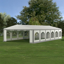 PVC Tent - Pavilion Zeltpro 6 x 12 White / Grey PVC Tent - Pavilion Zeltpro 6 x 12 White / Grey