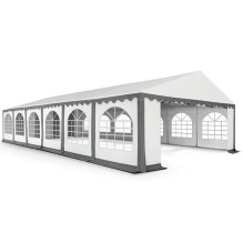 PVC Tent - Pavilion Zeltpro 6 x 12 White / Grey PVC Tent - Pavilion Zeltpro 6 x 12 White / Grey