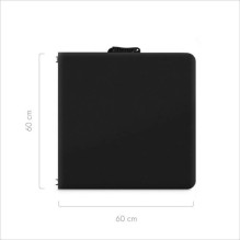 Folding table 120 cm Black