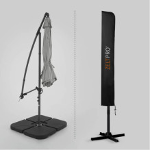 Lauko skėtis su padu ir užvalkalu Select Light Grey Lauko skėtis su padu ir užvalkalu Select Light Grey