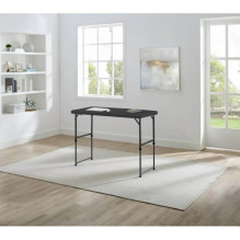 Folding table 120 cm Black