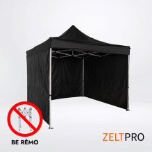 Prekybinės palapinės stogas ir sienos (4 vnt.) komplektas 3x3 Juoda Zeltpro TITAN Prekybinės palapinės stogas ir sienos (4 vnt.) komplektas 3x3 Juoda Zeltpro TITAN