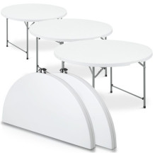 Folding round table D120 cm Folding round table D120 cm